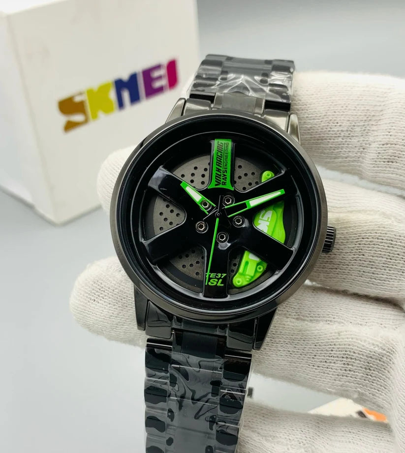 SKMEI WHYL - Non-Rotating Alloy Wheel - Stainless Steel